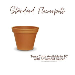 Engraved Custom Carved Fleur de Lis Terra Cotta Flower Pot | Planter | White Granite Marble, Red, or Basalt Clay