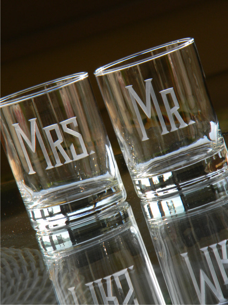 Mr and cheap mrs rocks glasses