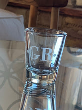 Load image into Gallery viewer, Set of 4 | Monogrammed Shot Glass 1 oz