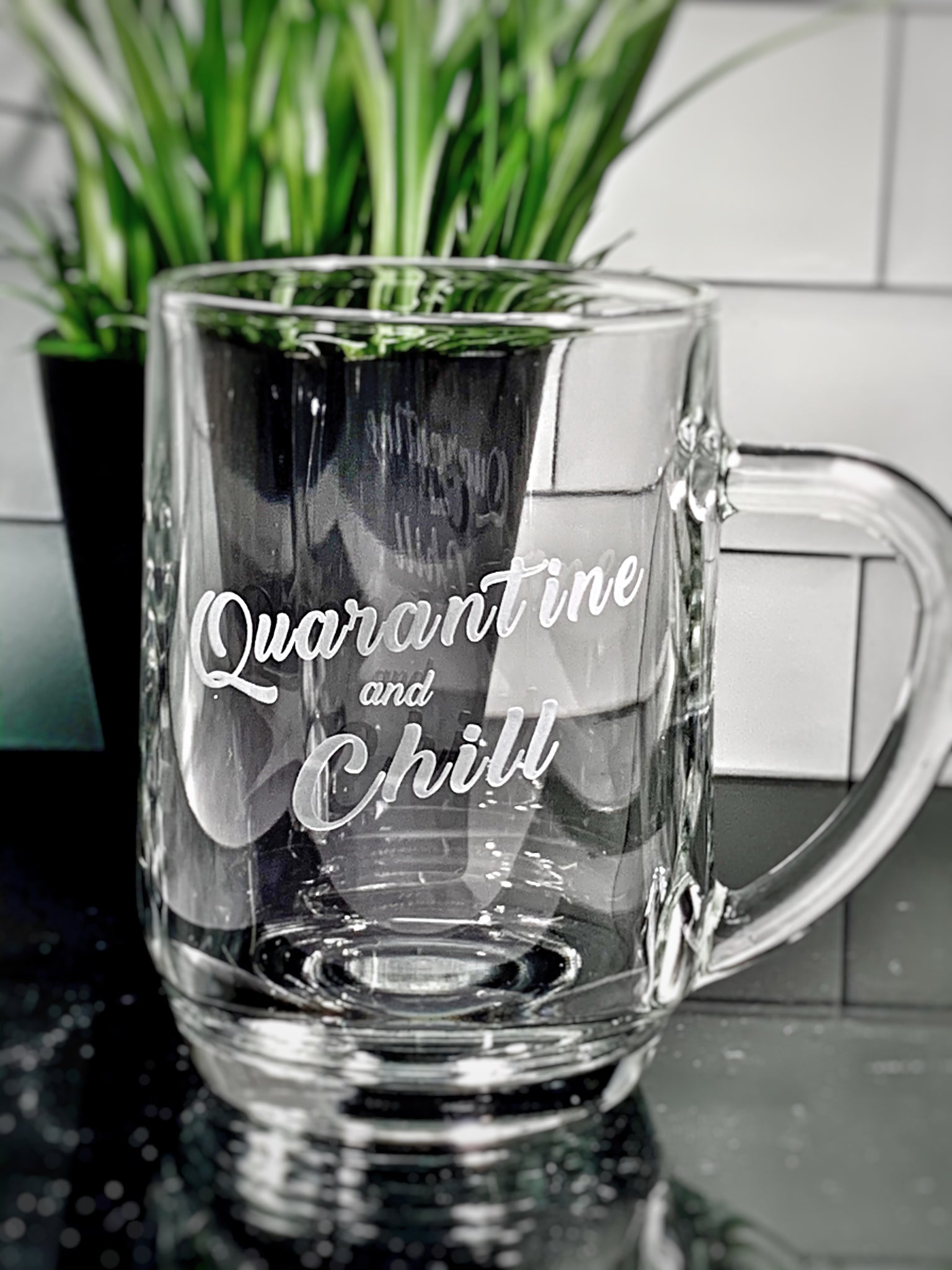 PRETTY GOOD at DRINKING Beer Glass Mug 28oz Free Personalized